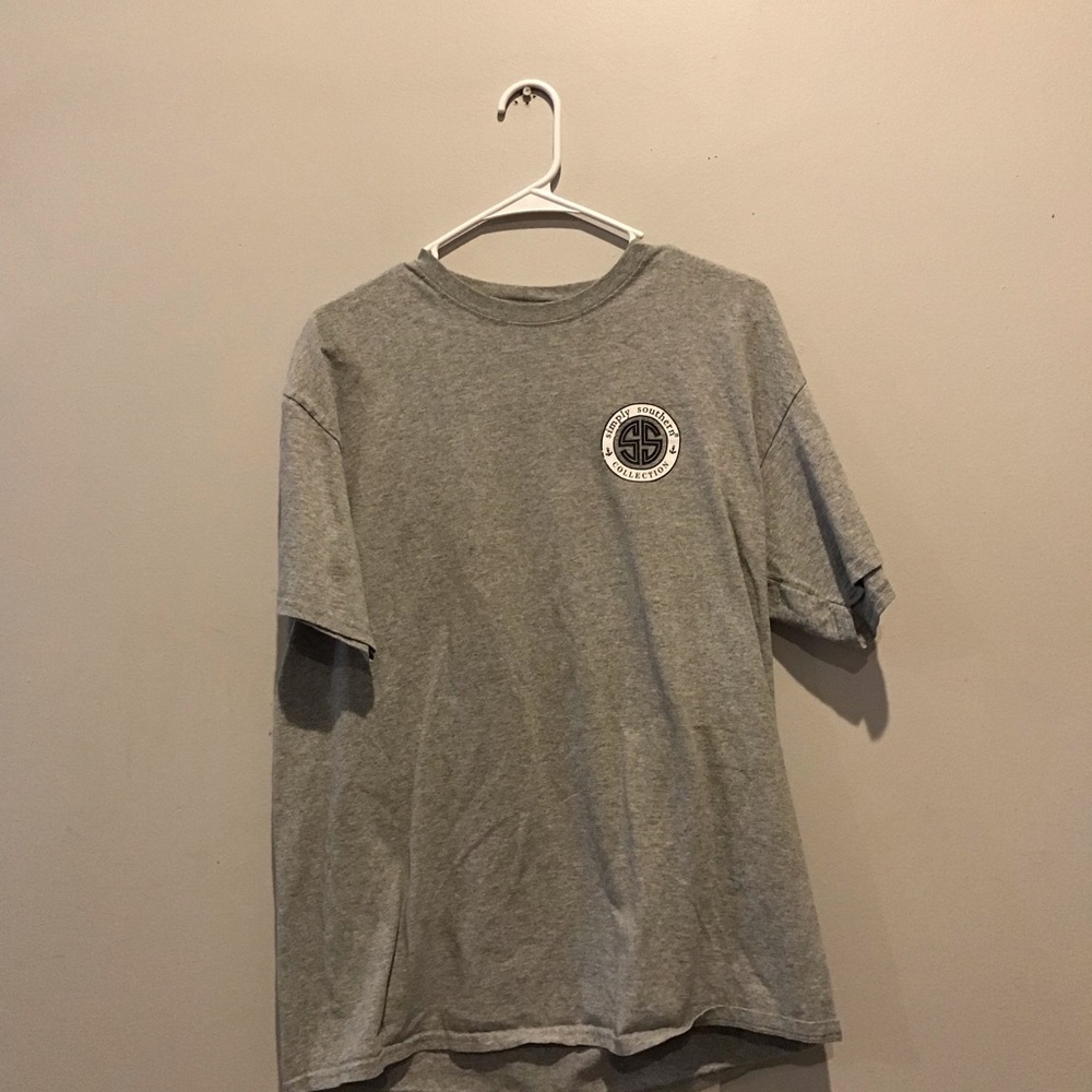Simply Southern Charcoal Short Sleeve Tee